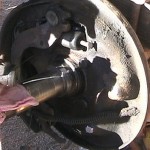 Old Brake Cylinder, New One Installed