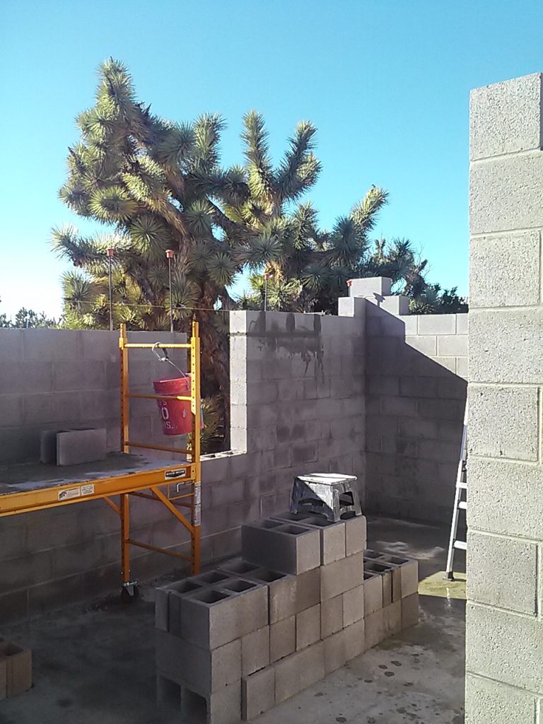 Bdrm Wall Block Work